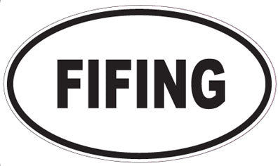 FIFING - Oval Sticker