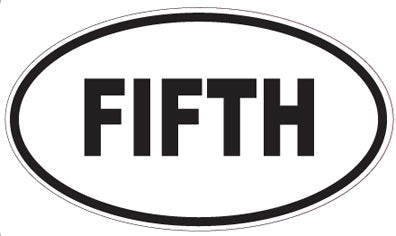 FIFTH - Oval Magnet