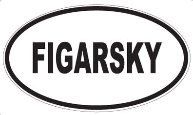 FIGARSKY - Oval Magnet