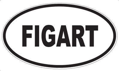 FIGART - Oval Sticker