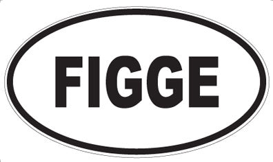 FIGGE - Oval Sticker