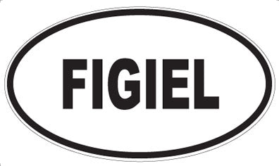 FIGIEL - Oval Sticker