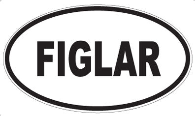 FIGLAR - Oval Sticker