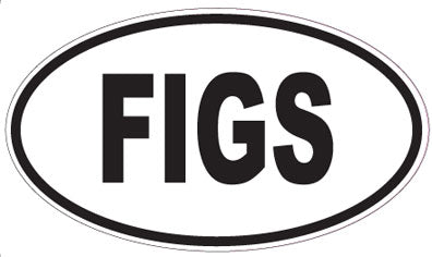 FIGS - Oval Sticker