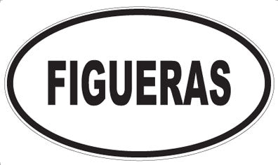 FIGUERAS - Oval Sticker
