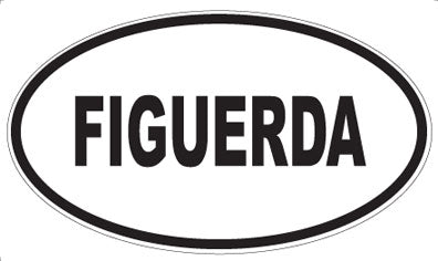 FIGUERDA - Oval Sticker