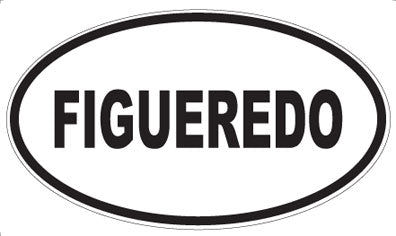 FIGUEREDO - Oval Sticker