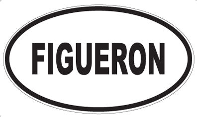FIGUERON - Oval Magnet