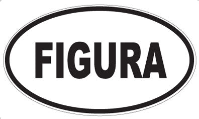 FIGURA - Oval Sticker