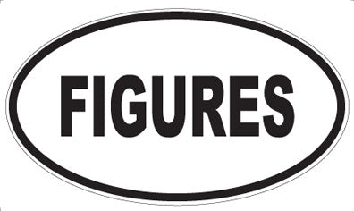 FIGURES - Oval Sticker