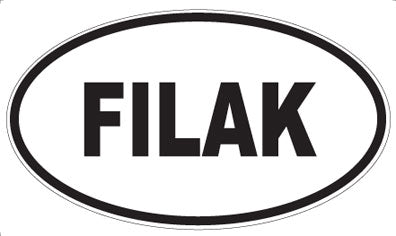 FILAK - Oval Sticker