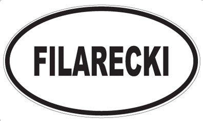 FILARECKI - Oval Magnet