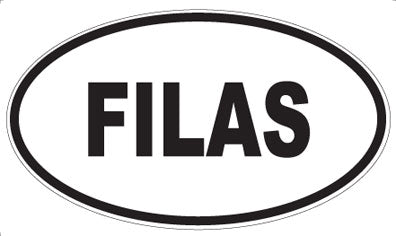 FILAS - Oval Magnet