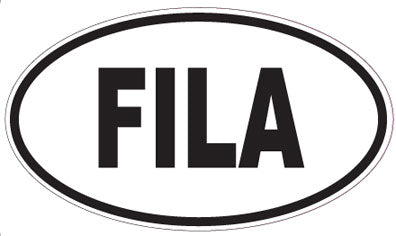FILA - Oval Sticker