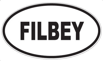 FILBEY - Oval Sticker