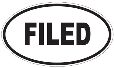FILED - Oval Magnet