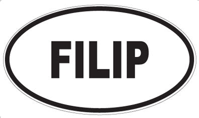 FILIP - Oval Sticker