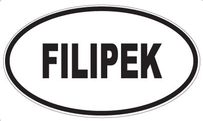 FILIPEK - Oval Magnet