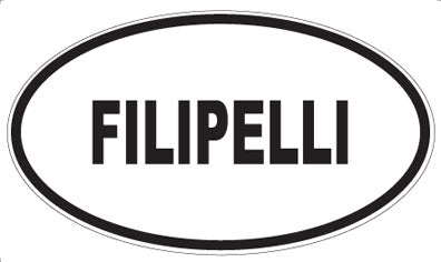 FILIPELLI - Oval Sticker