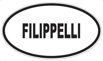 FILIPPELLI - Oval Sticker