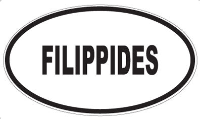 FILIPPIDES - Oval Magnet