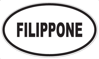 FILIPPONE - Oval Magnet