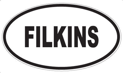 FILKINS - Oval Sticker