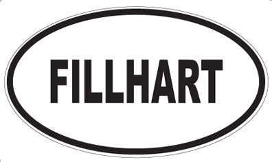 FILLHART - Oval Sticker
