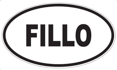 FILLO - Oval Magnet