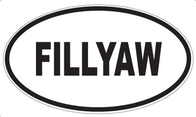 FILLYAW - Oval Magnet