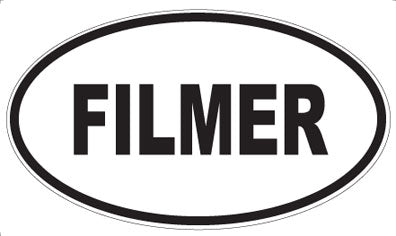 FILMER - Oval Sticker