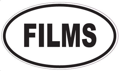 FILMS - Oval Sticker