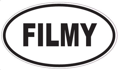 FILMY - Oval Magnet