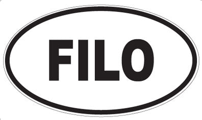 FILO - Oval Sticker