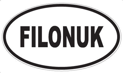 FILONUK - Oval Magnet