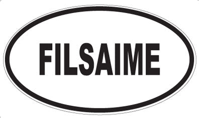 FILSAIME - Oval Magnet