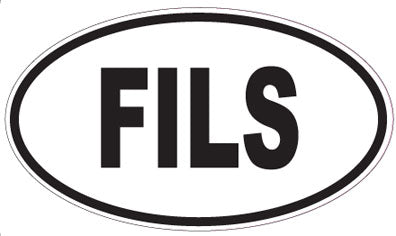 FILS - Oval Sticker