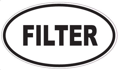 FILTER - Oval Sticker