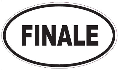 FINALE - Oval Sticker
