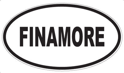 FINAMORE - Oval Sticker