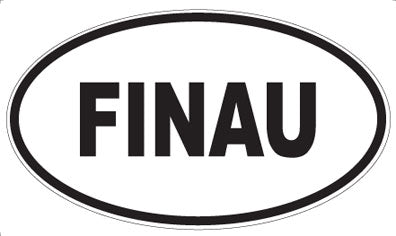 FINAU - Oval Magnet