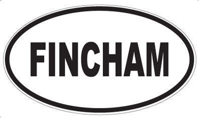 FINCHAM - Oval Sticker