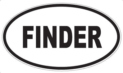 FINDER - Oval Magnet