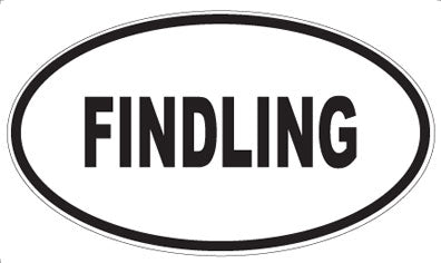FINDLING - Oval Sticker