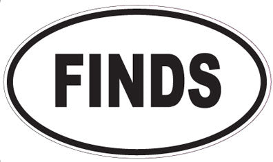 FINDS - Oval Magnet