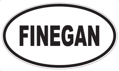 FINEGAN - Oval Magnet