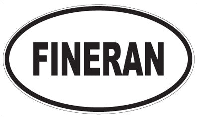 FINERAN - Oval Sticker