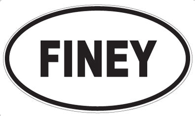 FINEY - Oval Magnet