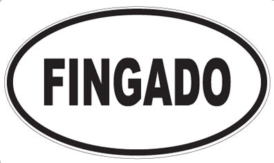 FINGADO - Oval Sticker