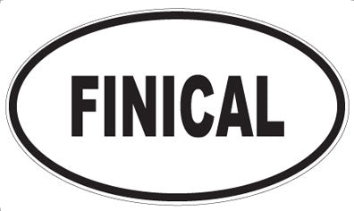 FINICAL - Oval Magnet